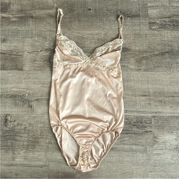 Vintage Union Made Satin Teddy / Bodysuit S - Picture 3 of 7